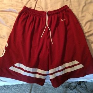 Nike mens authentic Stanford basketball shorts