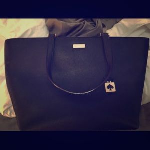 Large black Kate Spade tote