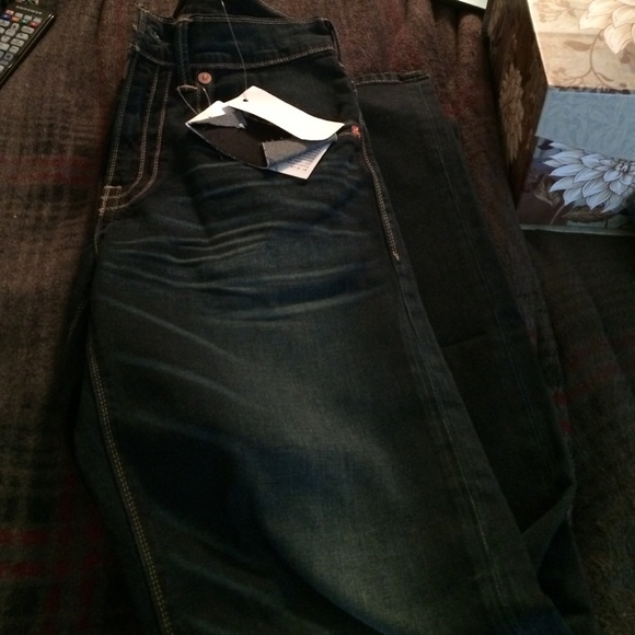 Dark wash Levi's jeans