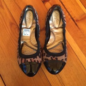 Cheetah ballet flats