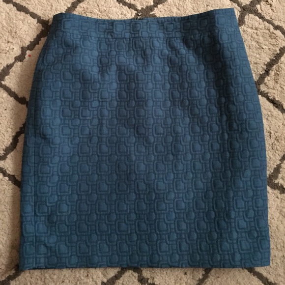 A beautiful blue patterned skirt