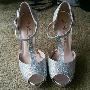 Silver heels