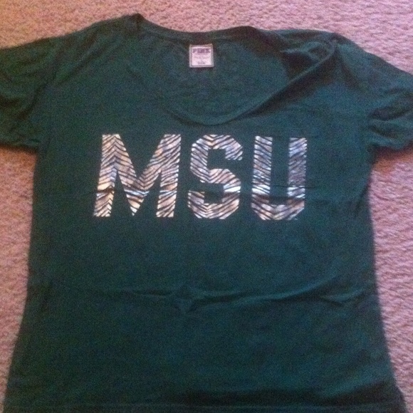 Vs pink MSU shirt