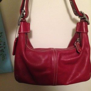 Red Coach Bag