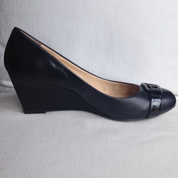 Leather Calvin Klein Wedges - Picture 2 of 4