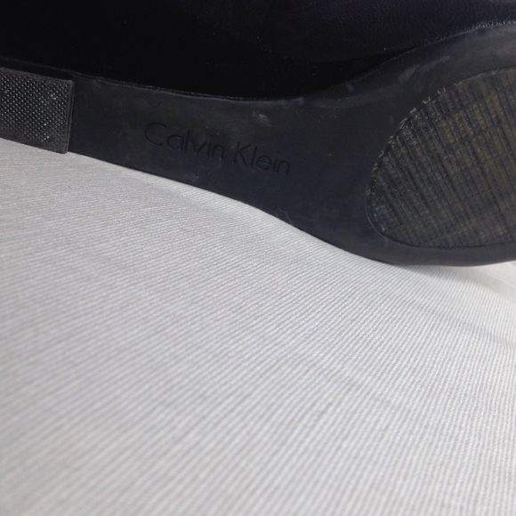 Leather Calvin Klein Wedges - Picture 3 of 4