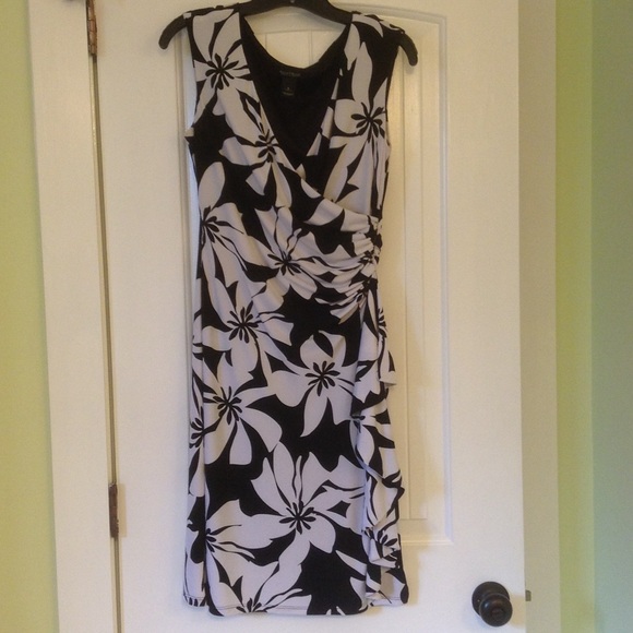 Black and white summer fun dress