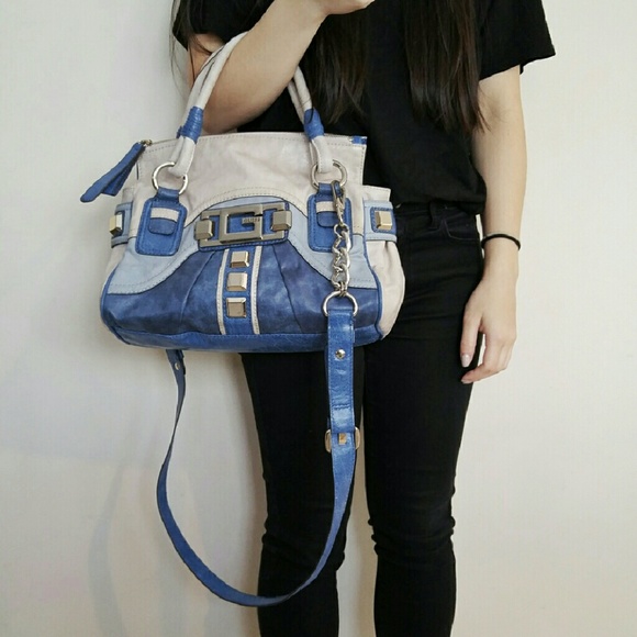 Guess Bags Guess Purse W Detachable Strap Silver Hardware Poshmark