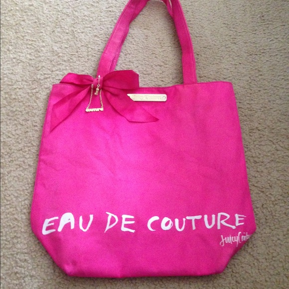 Juicy Couture Handbags - Cute Juicy bag with bracelet & pin EUC