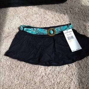 Coco Reef swimsuit bottom with belt. NWT
