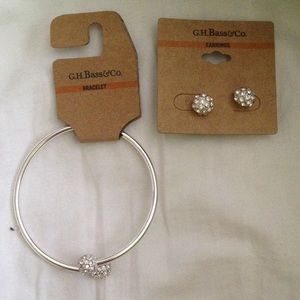 G.H.Bass&Co. earrings and bracelet.