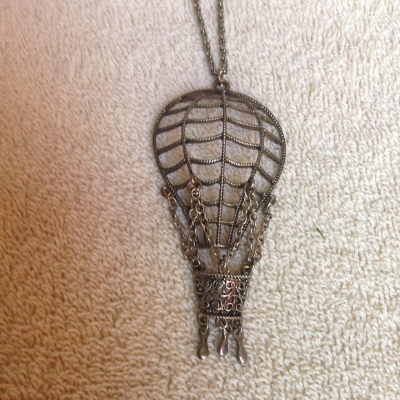 Hot air balloon necklace