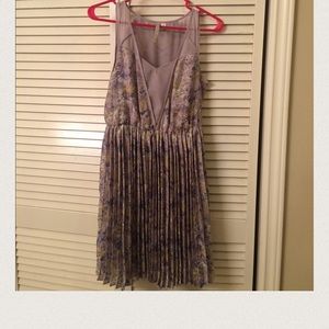 Pastel purple pleated LC dress 😘😘😘