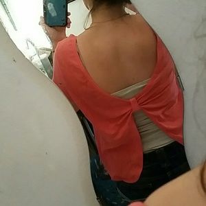 Aeropostale bow back beach tee