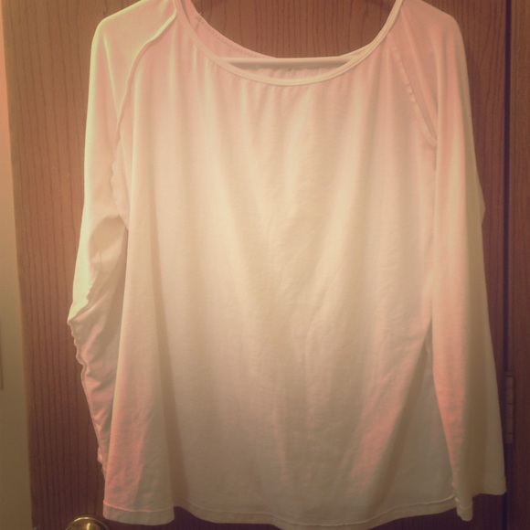 Plain white long sleeve from Deb's