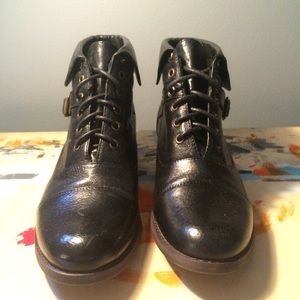 Steve Madden; booties.