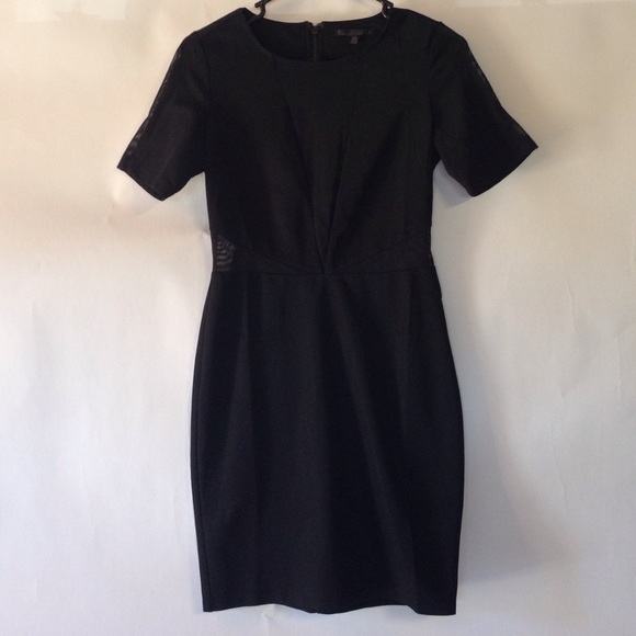 Black dress with Sheer cuts