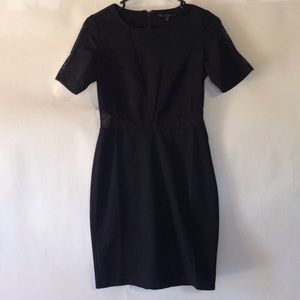 Black dress with Sheer cuts