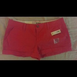 Old Navy red shorts Size 6