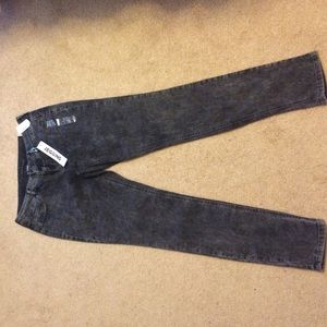 Maurices gray wash jegging