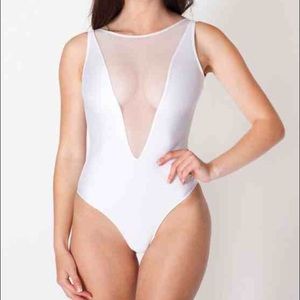 White AA Gloria V swimsuit