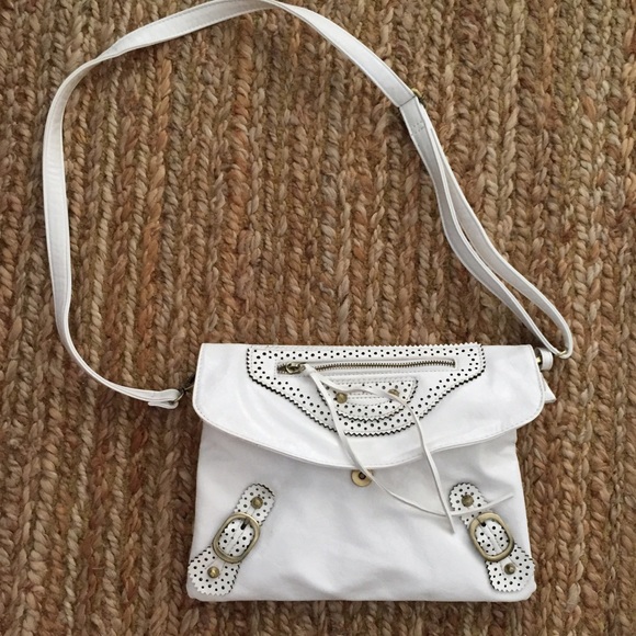 White Crossbody Handbag