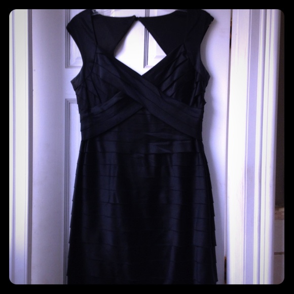 Black cocktail dress