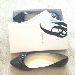 Nine West Black flats