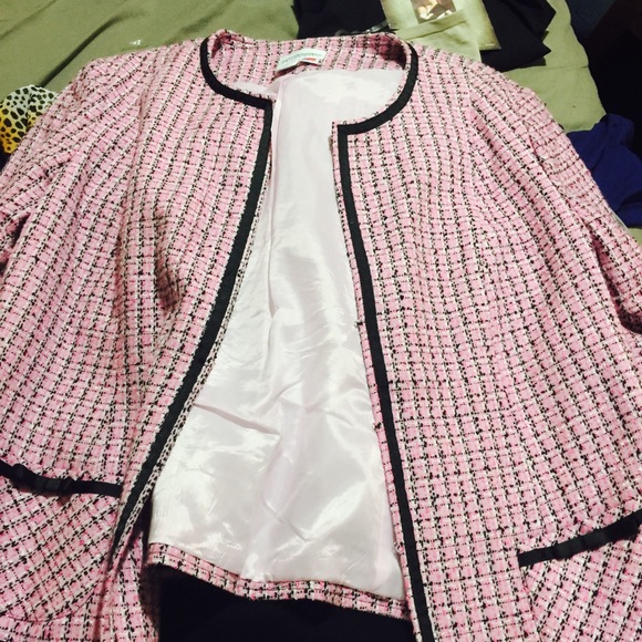 Tweed maternity jacket