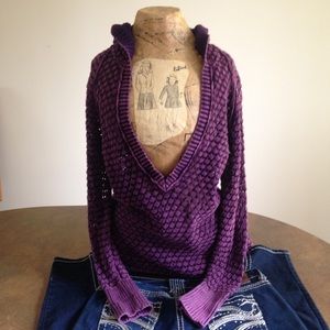 Maurice's Lg hooded sweater NWOT