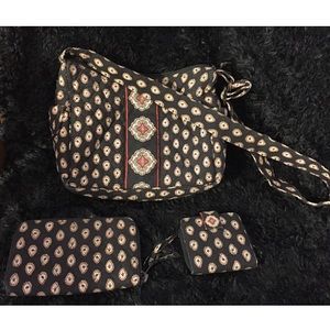 Retired "Molly Red Paisley" Vera Bradley set