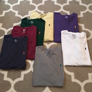 Mens Authentic polo v-neck bundle
