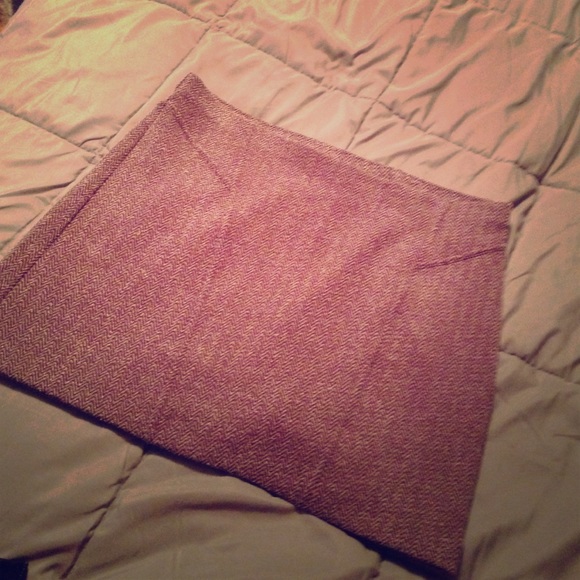 Brown mini skirt