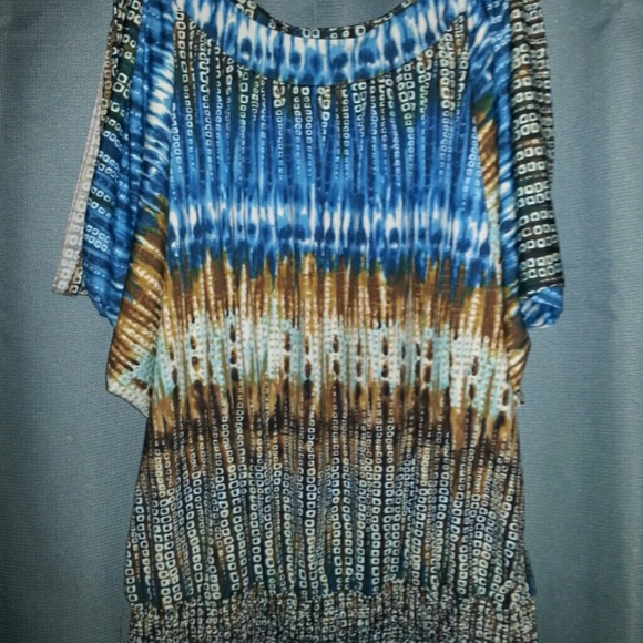Split sleeve blouse