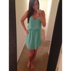 Aqua teal sleeveless dress size small