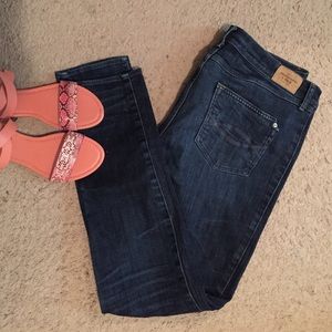 Dark wash Abercrombie & Fitch skinny jeans