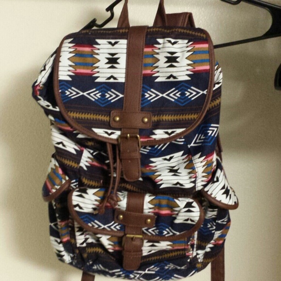 Tribal print backpack