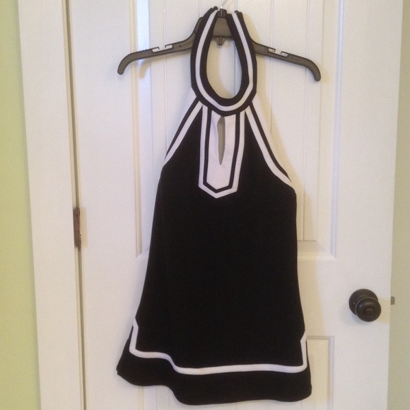 Black and white fun top