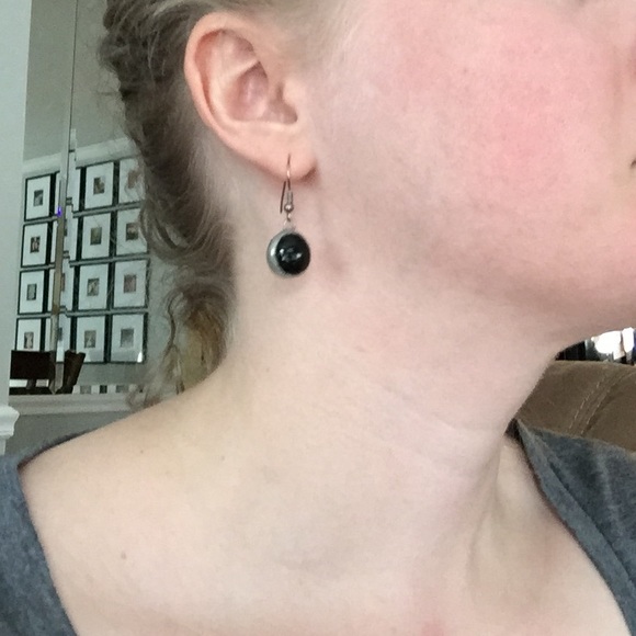 Black earrings