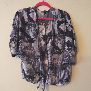 Multi color print kimono 🍃