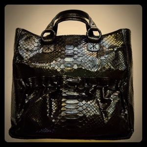CARLOS FALCHI Original Python Handbag. One off.