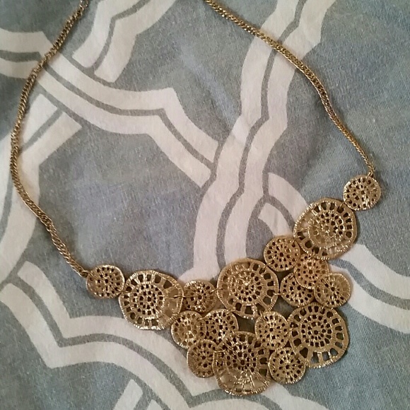Gold Cluster Necklace
