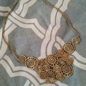 Gold Cluster Necklace