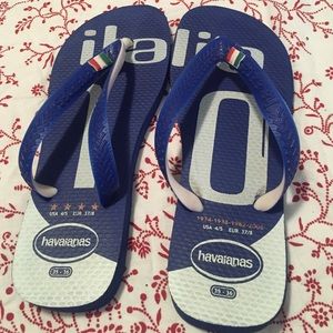 World Cup Italy flip flops
