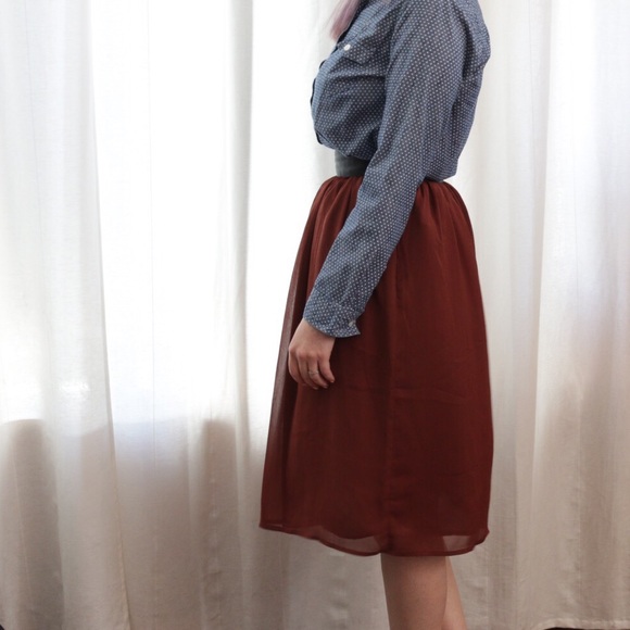 H&M Dresses & Skirts - Russet Swing Skirt