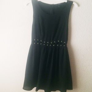 Black short dress