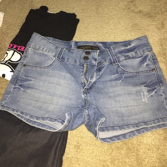 jean shorts