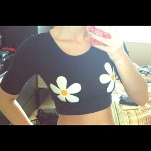Daisy crop top