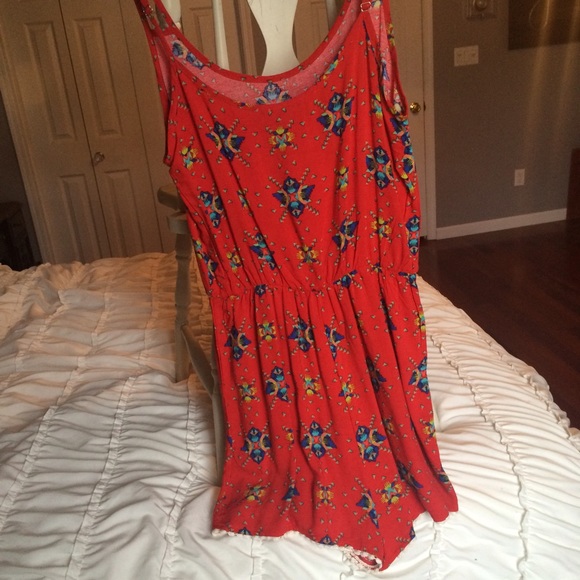 Red Romper - Picture 2 of 2