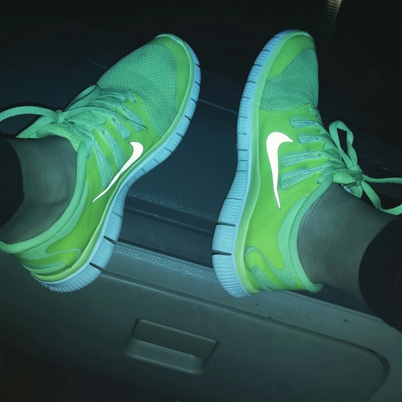 Lime Green Nike Free Runs